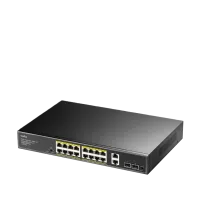 سوئیچ گیگابیت 16 پورتPoE و 2 پورتSFP و رکمونت کودی GS1018PS2 - تصویر 2