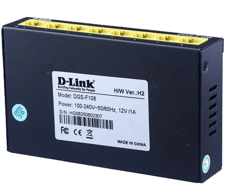 سوئیچ گیگابیتی دسکتاپ 8 پورت دی لینک مدل DGS-F108 - تصویر 4