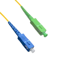 پچ کورد فیبر نوری 1 متری سیمپلکس SC/UPC - SC/APC سینگل مود نگزنس - تصویر 2