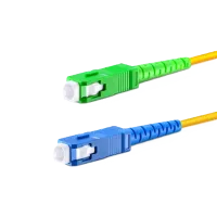 پچ کورد فیبر نوری 1 متری سیمپلکس SC/UPC - SC/APC سینگل مود نگزنس - تصویر 3