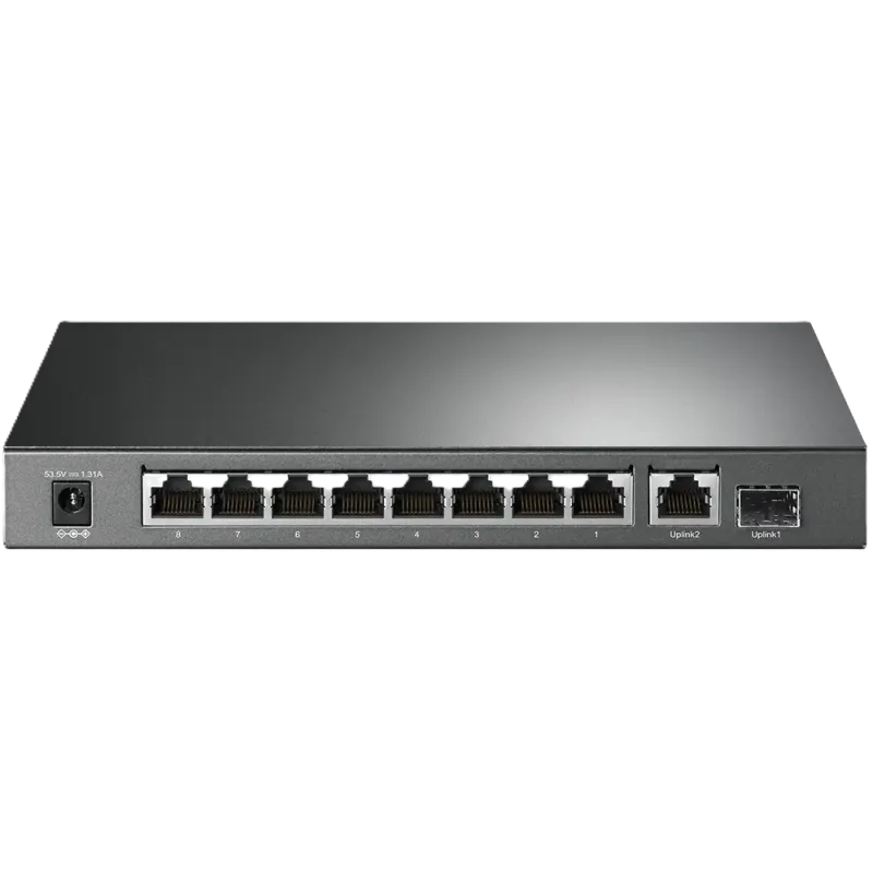 سوئیچ گیگابیتی 10 پورت دسکتاپ و PoE+ تی پی لینک TL-SG1210P - تصویر 2