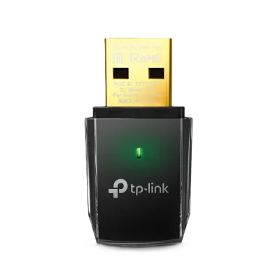 کارت شبکه بیسیم USB دوباند AC600 تی پی لینک Archer T2U