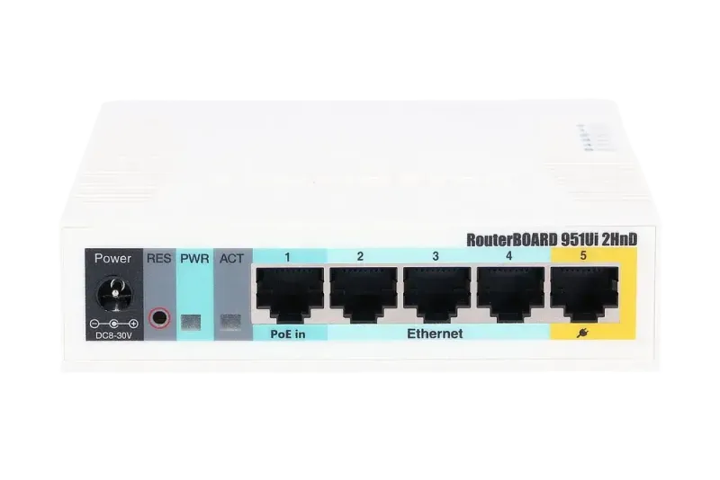 روتر و اکسس پوینت Wi-Fi 4 میکروتیک RB951Ui-2HnD - تصویر 2