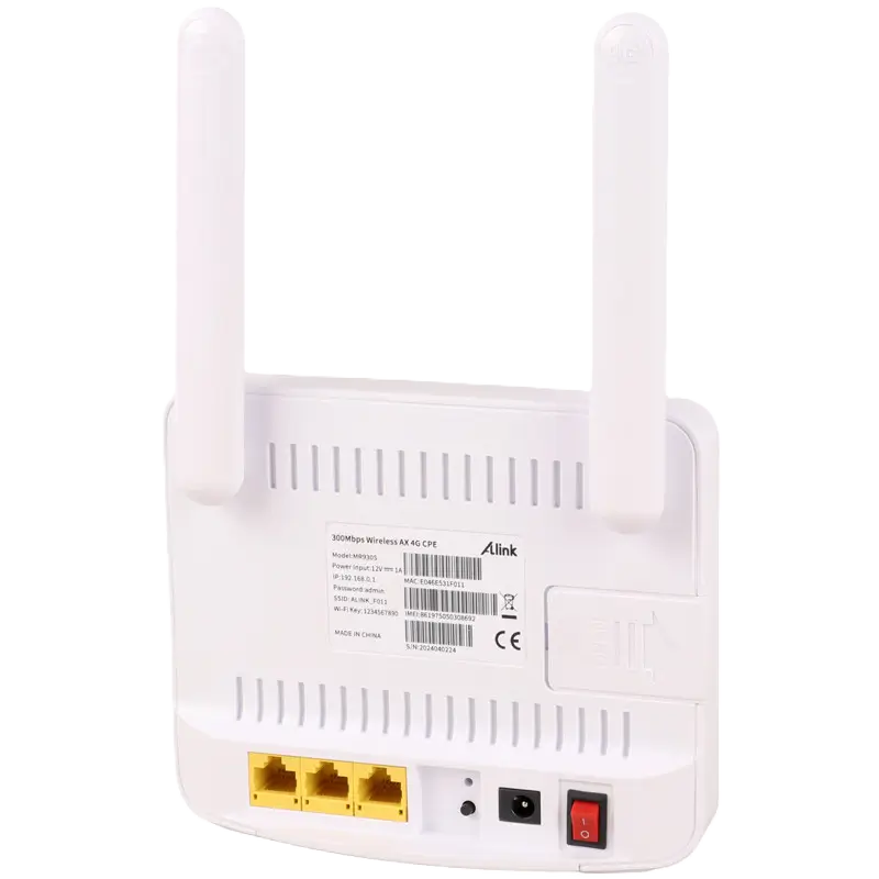 مودم روتر 4G/LTE سیم کارتی N300 ای لینک مدل Alink MR930S