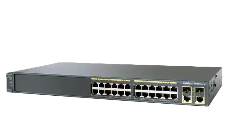 سوئیچ مدیریتی 24 پورت گیگابیتی سیسکو مدل WS-C2960-24TC-L