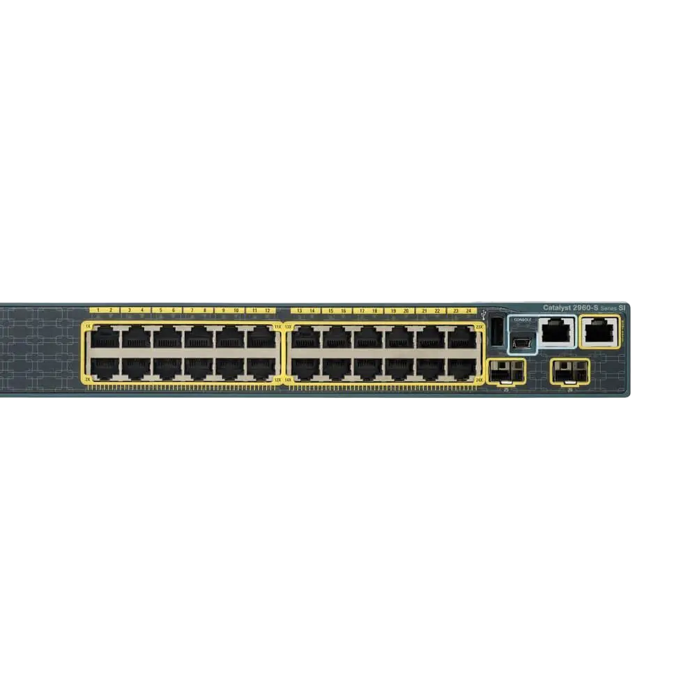 سوئیچ مدیریتی 24 پورت گیگابیتی سیسکو مدل WS-C2960S-24TS-S