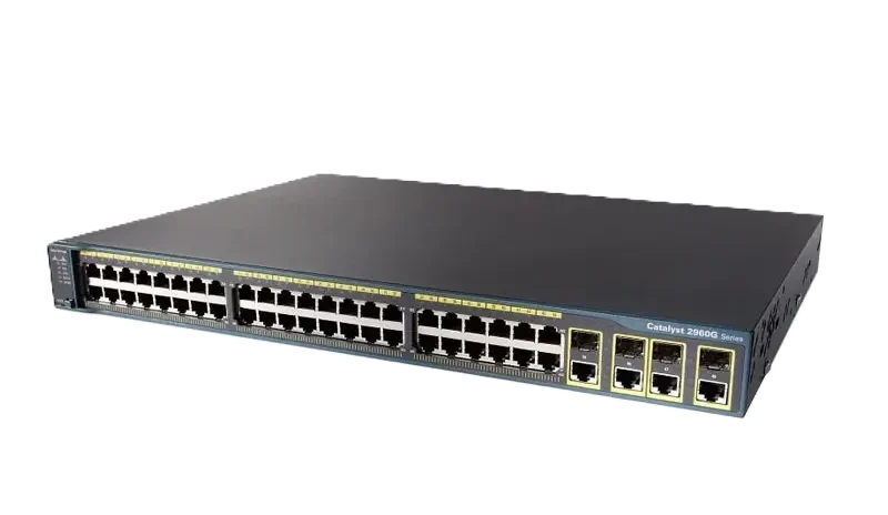 سوئیچ مدیریتی 48 پورت گیگابیتی سیسکو مدل WS-C2960G-48TC-L