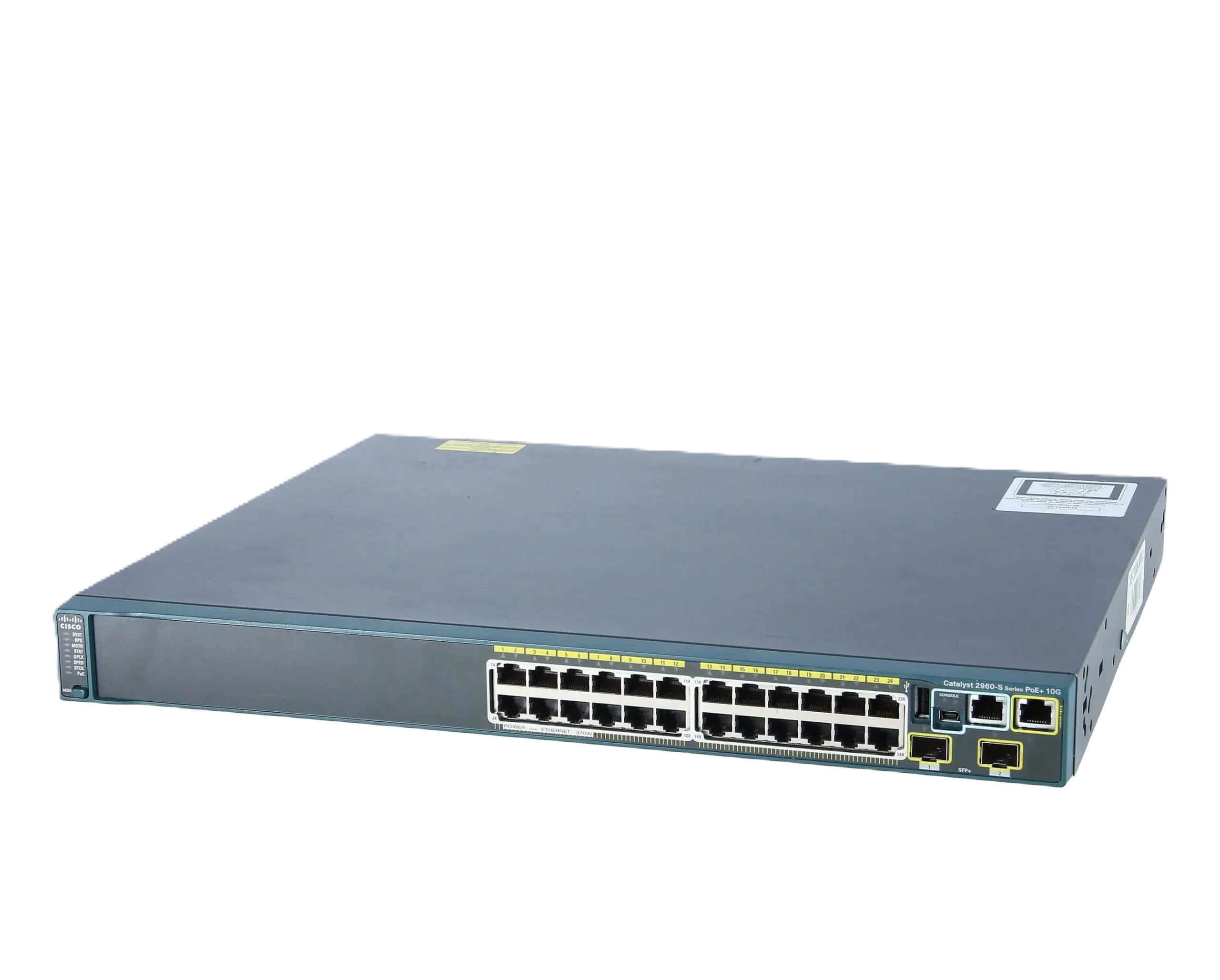 سوئیچ مدیریتی 24 پورت گیگابیتی POE سیسکو WS-C2960S-24PS-L