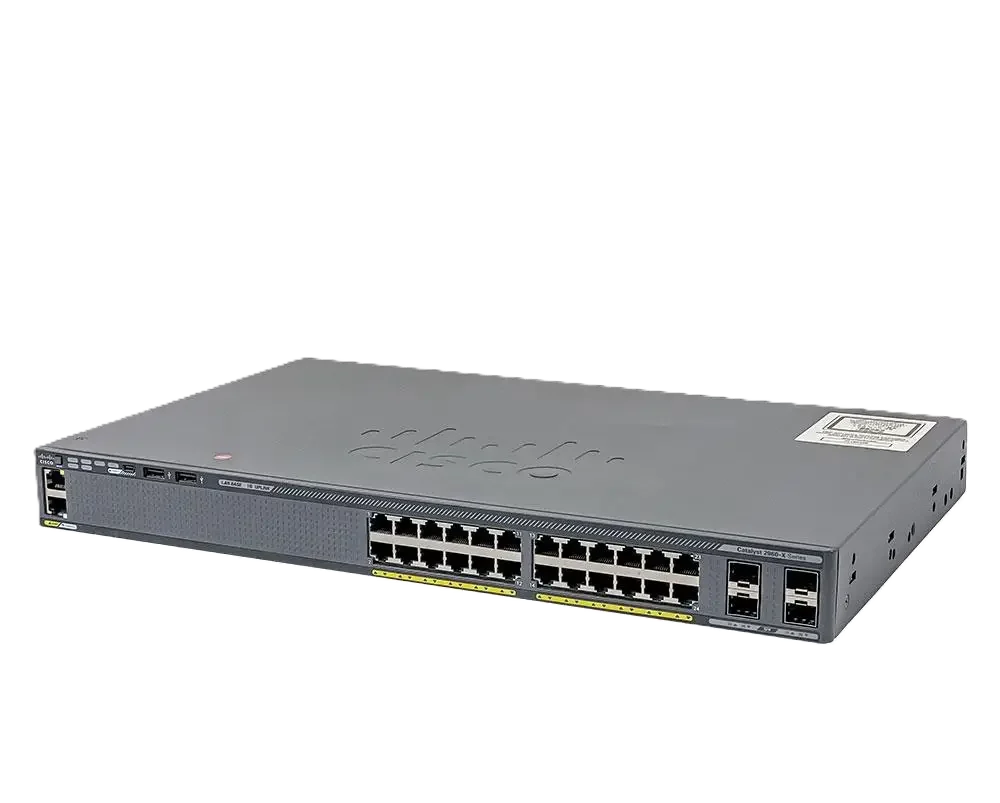 سوئیچ مدیریتی 24 پورت گیگابیتی سیسکو مدل WS-C2960X-24TS-L