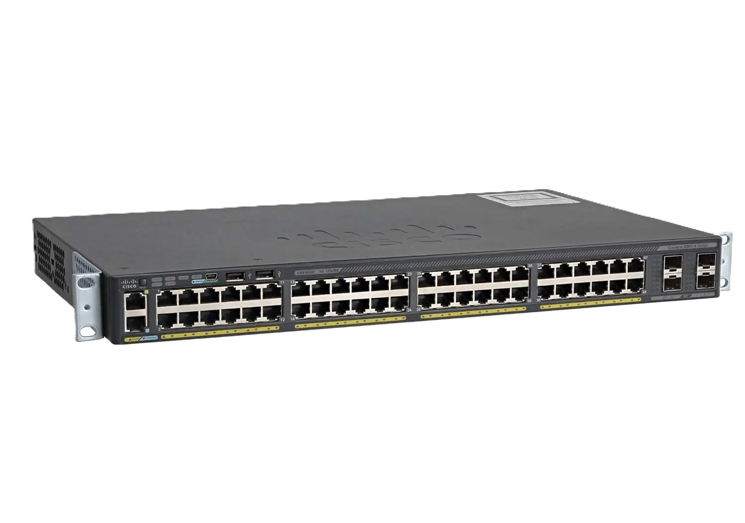 سوئیچ مدیریتی 48 پورت گیگابیتی سیسکو مدل WS-C2960X-48TS-L