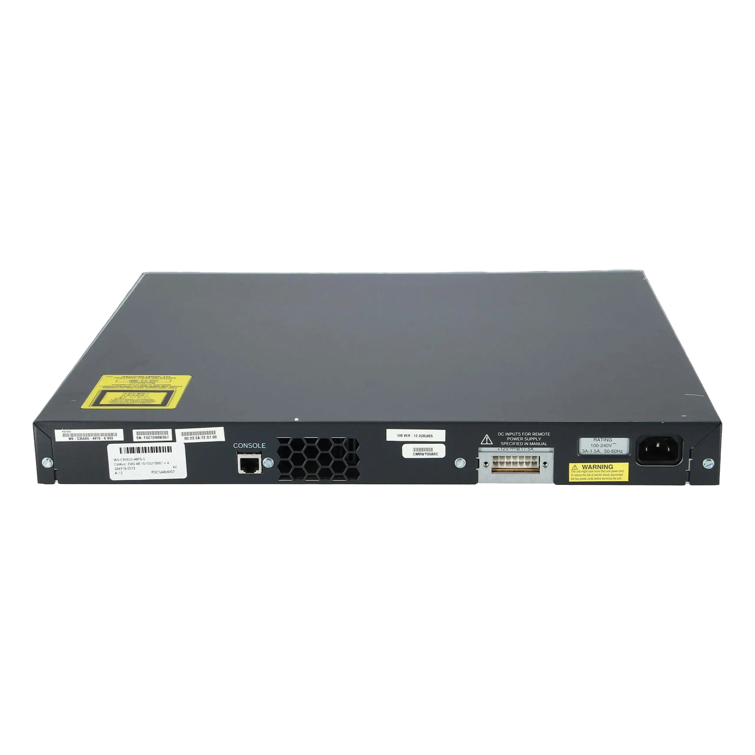 سوئیچ مدیریتی 48 پورت گیگابیتی سیسکو مدل WS-C3560G-48TS-S