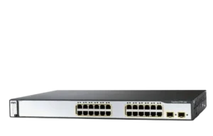 سوئیچ مدیریتی 24 پورت مگابیتی سیسکو مدل WS-C3750-24TS-S