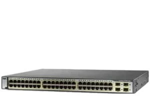 سوئیچ مدیریتی 48 پورت مگابیتی POE سیسکو مدل WS-C3750-48PS-S