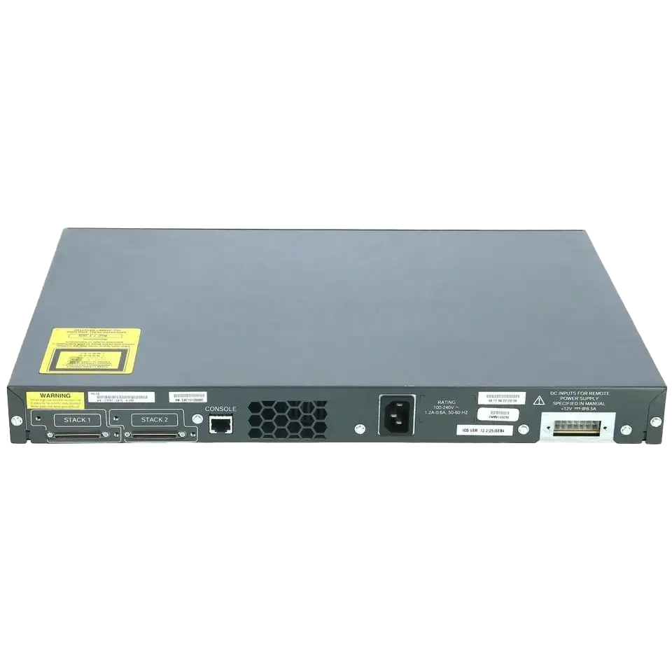 سوئیچ مدیریتی 24 پورت مگابیتی POE سیسکو مدل WS-C3750-48PS-S