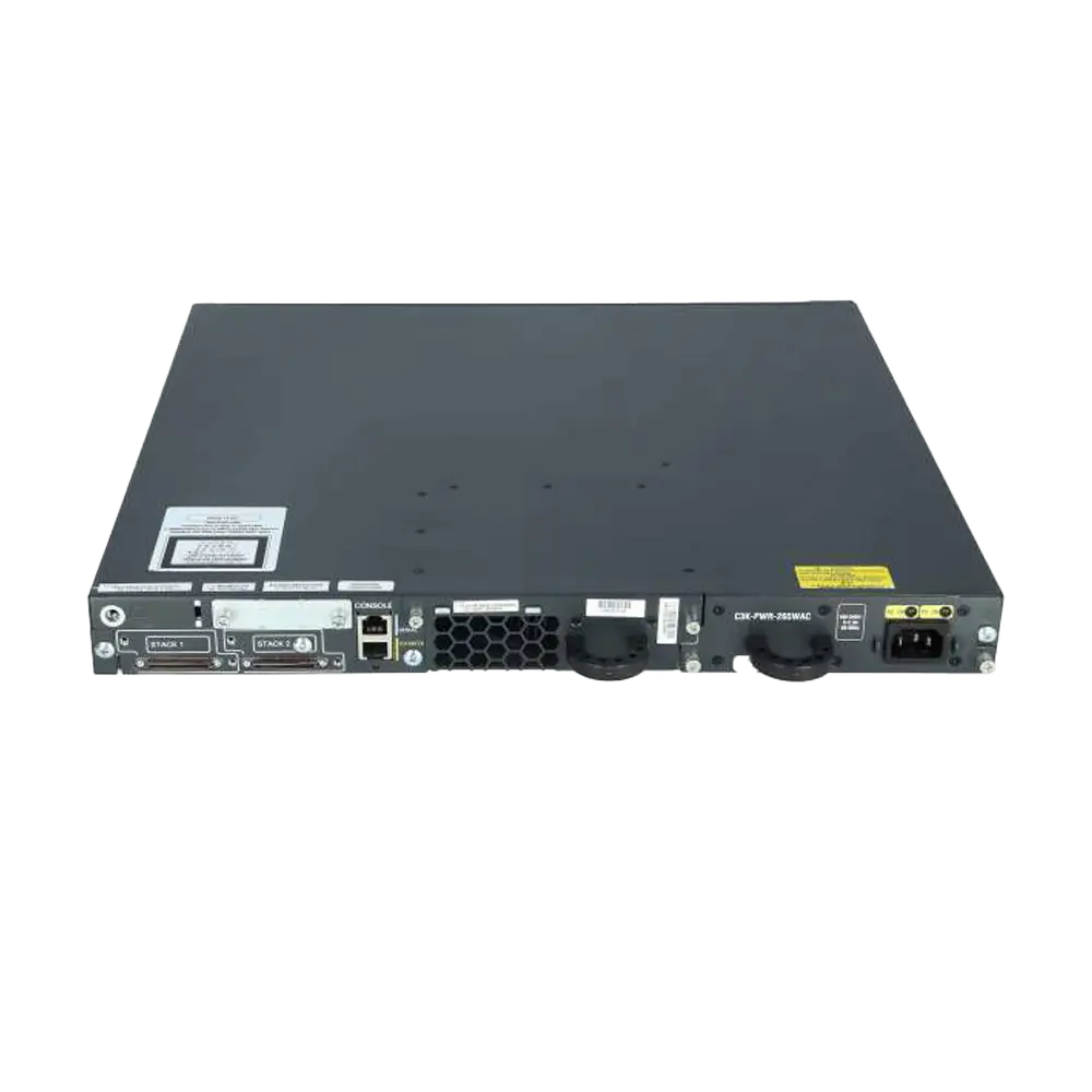 سوئیچ مدیریتی 24 پورت گیگابیتی سیسکو مدل WS-C3750E-24TD-S