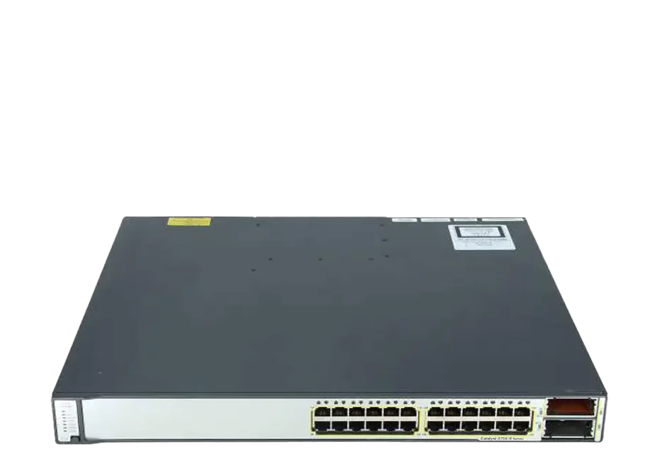 سوئیچ مدیریتی 24 پورت گیگابیتی سیسکو مدل WS-C3750E-24TD-S