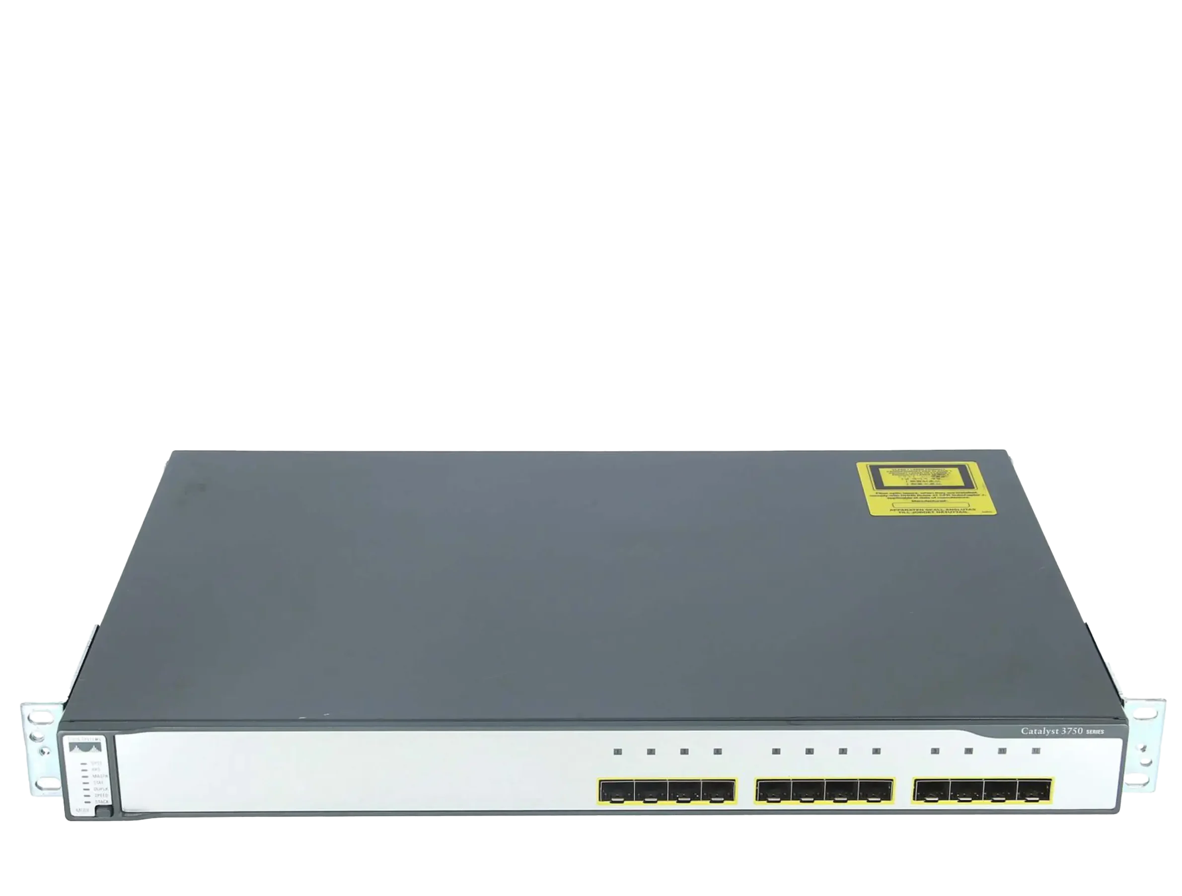 سوئیچ مدیریتی 12پورت گیگابیتی فیبرنوری سیسکوWS-C3750G-12S-SD