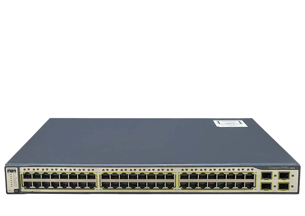 سوئیچ مدیریتی 48 پورت گیگابیتی سیسکو مدل WS-C3750G-48TS-S