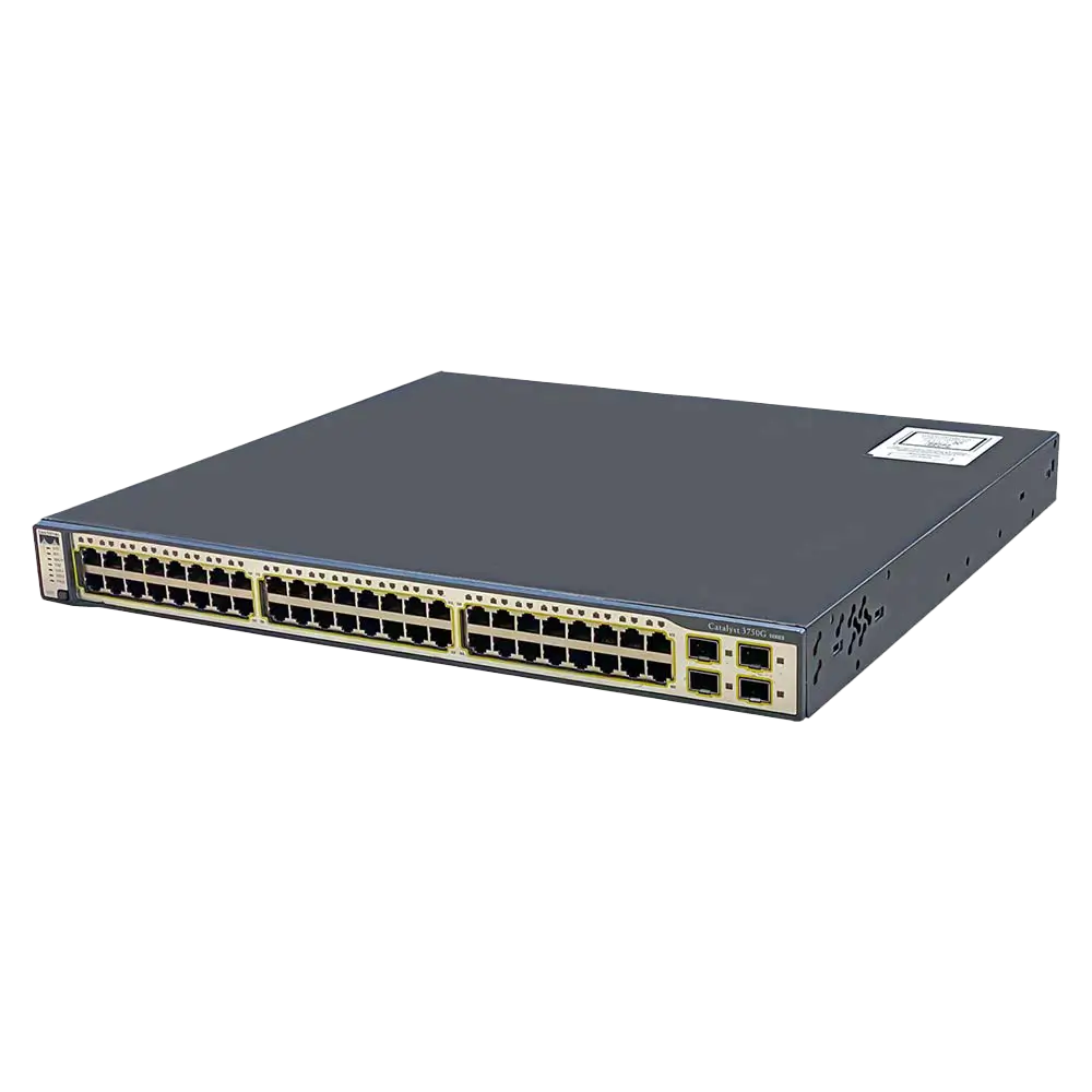 سوئیچ مدیریتی 48 پورت گیگابیتی سیسکو مدل WS-C3750G-48TS-S
