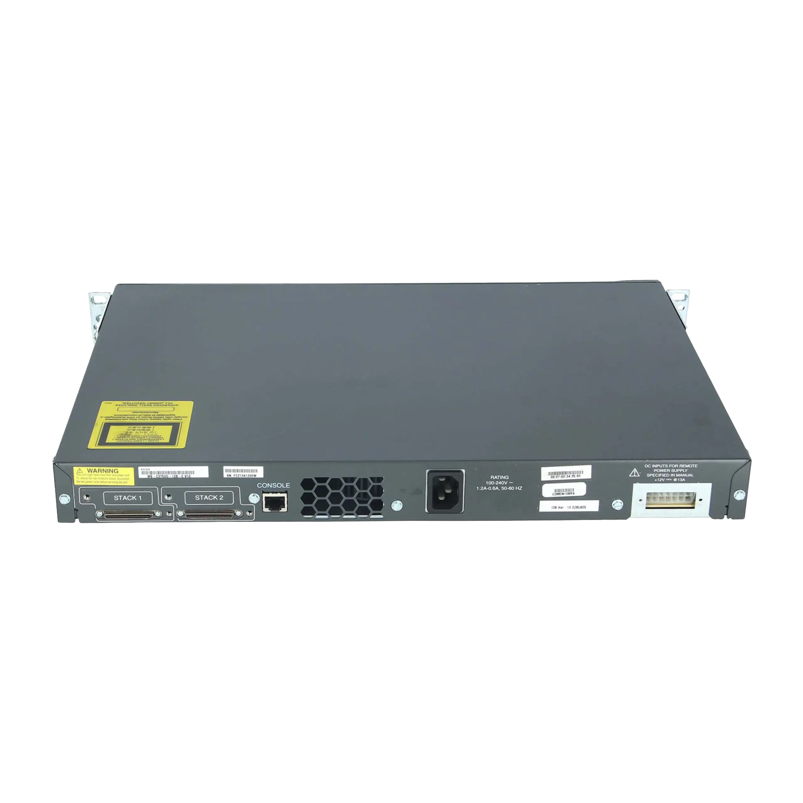 سوئیچ مدیریتی 12پورت گیگابیتی فیبرنوری سیسکو WS-C3750G-12S-E