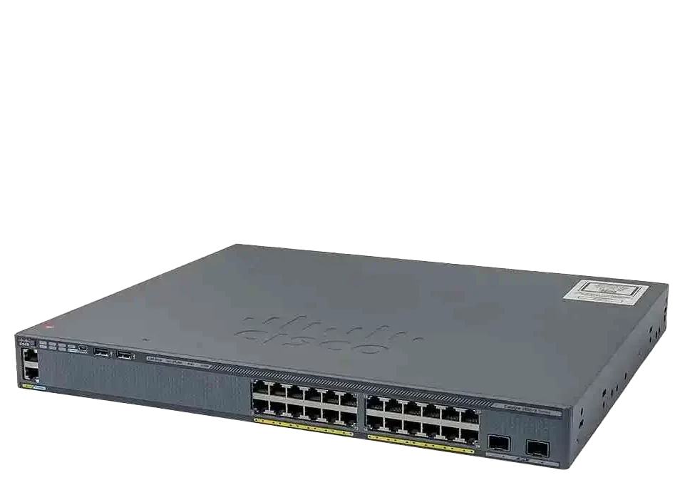 سوئیچ مدیریتی 24 پورت گیگابیتی POE سیسکو WS-C2960X-24PD-L