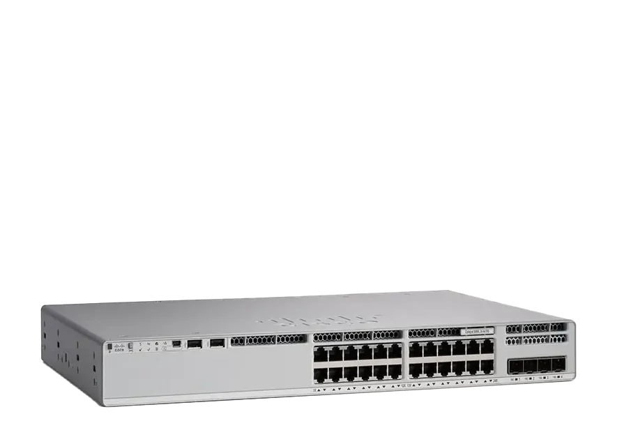 سوئیچ مدیریتی 24 پورت گیگابیتی POE سیسکو C9200L-24P-4G-E