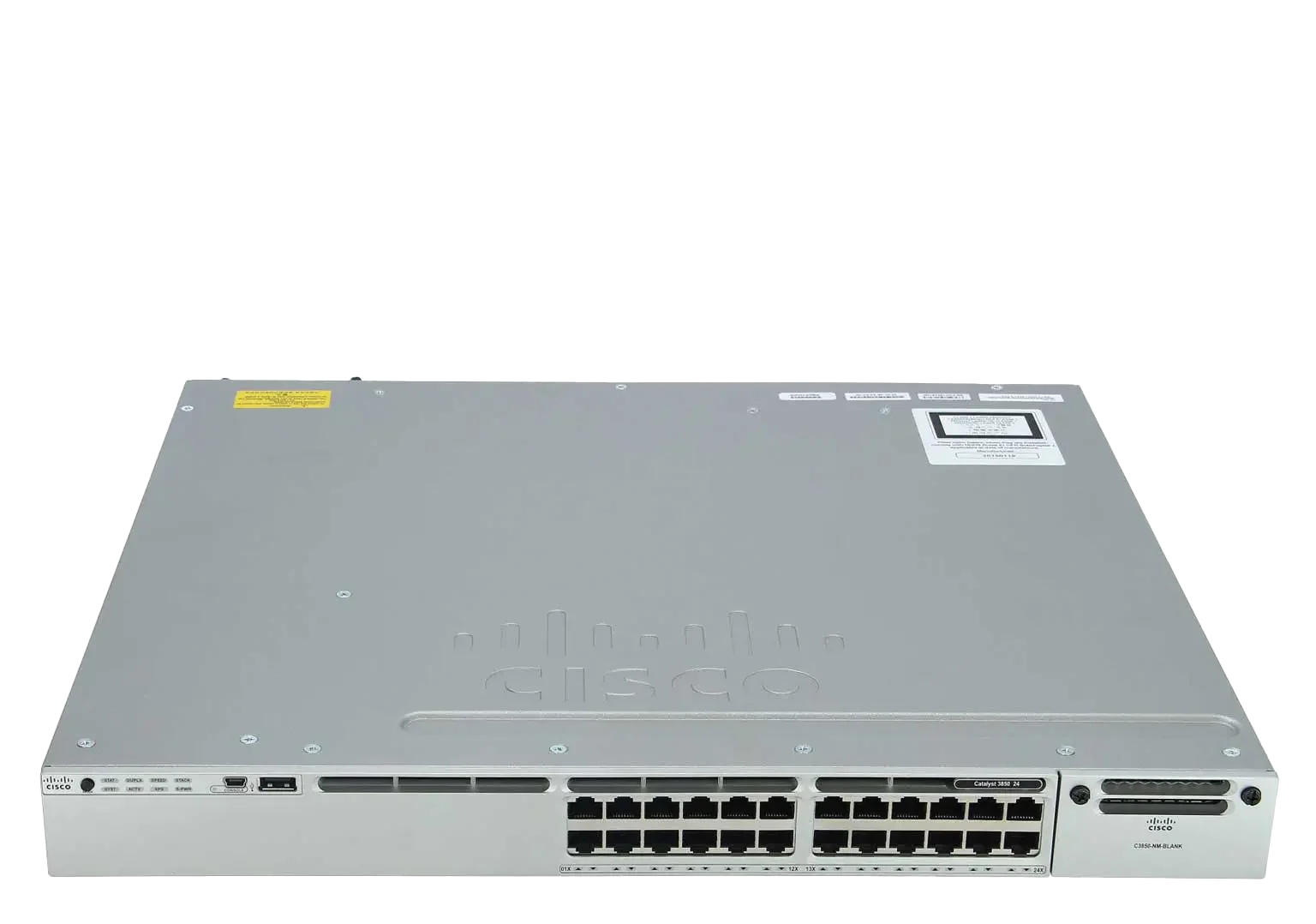 سوئیچ مدیریتی 24 پورت گیگابیتی POE سیسکو WS-C3850-24P-S