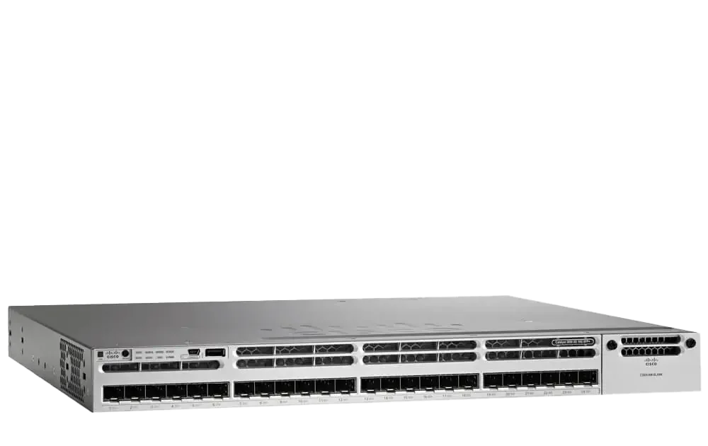 سوئیچ مدیریتی 24 پورت فیبرنوری سیسکو WS-C3850-24S-S