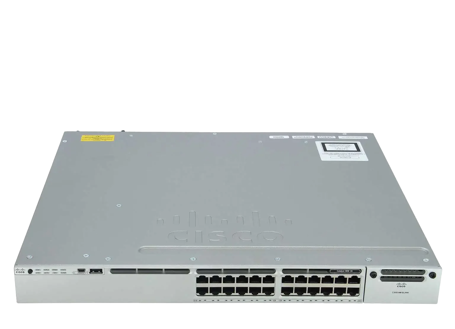 سوئیچ مدیریتی 24 پورت گیگابیتی سیسکو مدل WS-C3850-24T-S