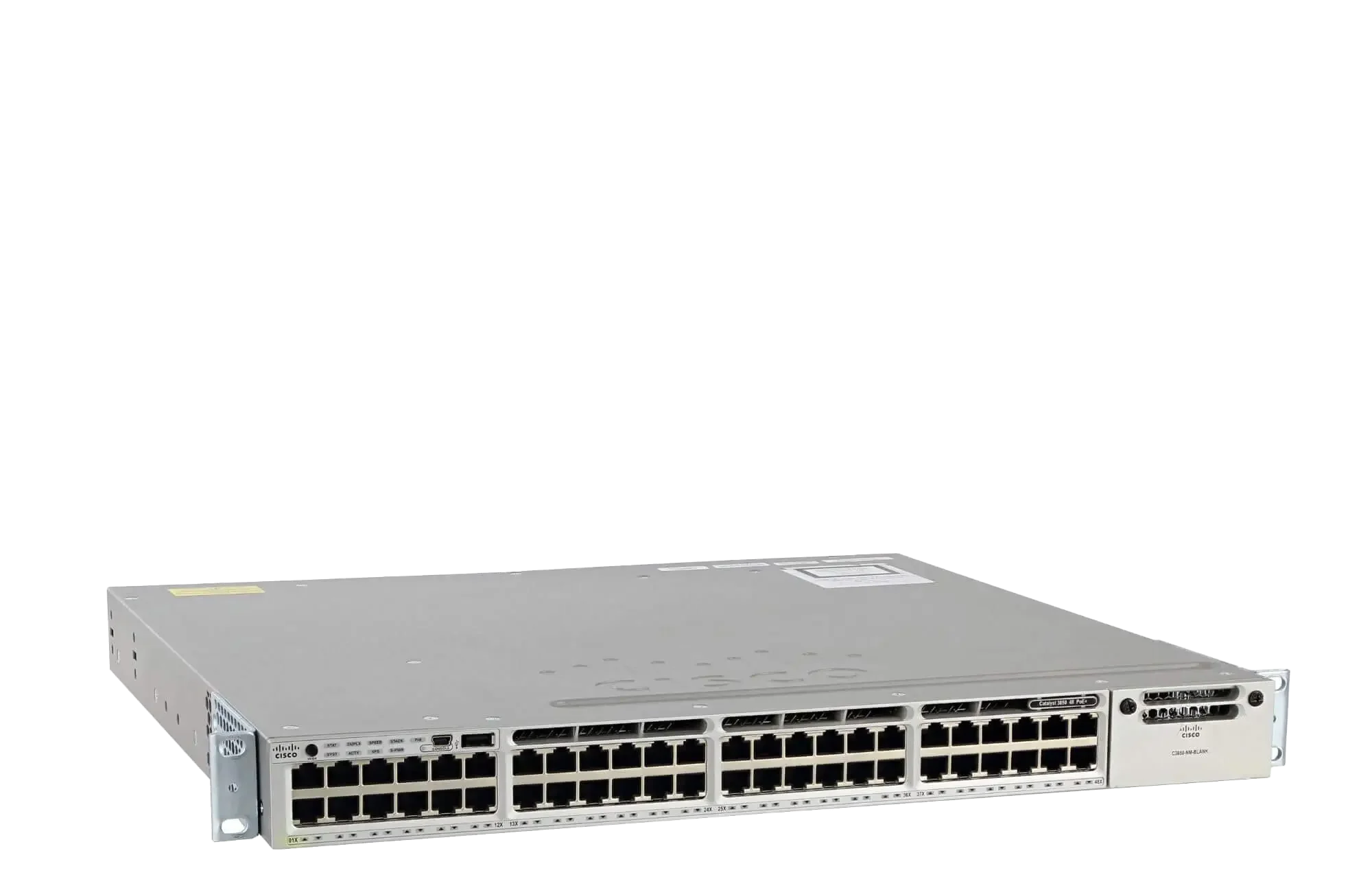 سوئیچ مدیریتی 48 پورت گیگابیتی سیسکو مدل WS-C3850-48T-S
