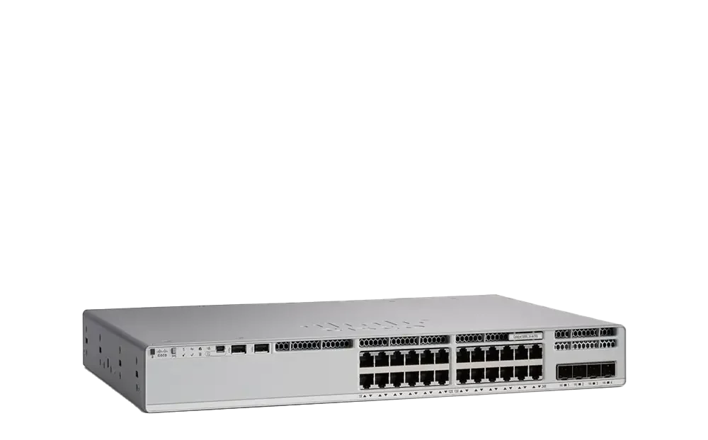 سوئیچ مدیریتی 24 پورت گیگابیتی POE سیسکو C9200L-24P-4X-E