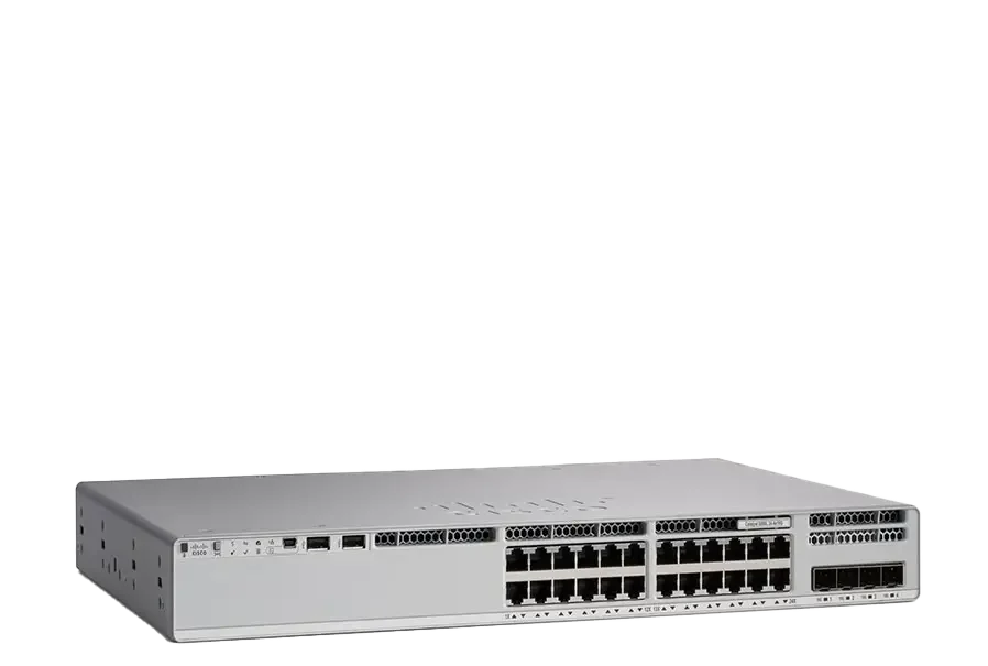 سوئیچ مدیریتی 24 پورت گیگابیتی سیسکو مدل C9200L-24T-4X-E