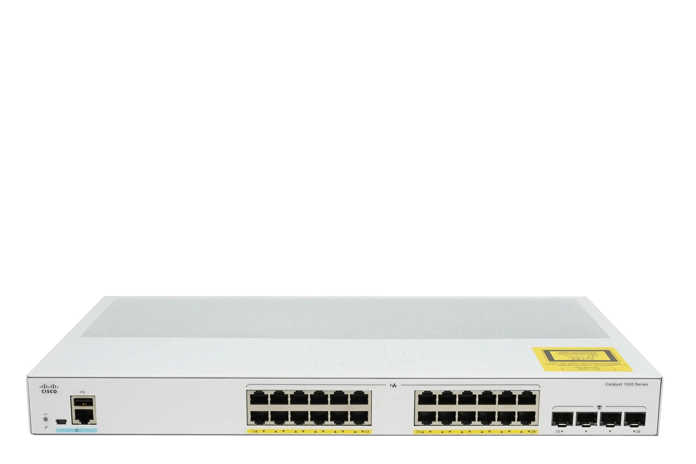 سوئیچ مدیریتی 24 پورت گیگابیتی POE سیسکو مدل C1000-24P-4G-L