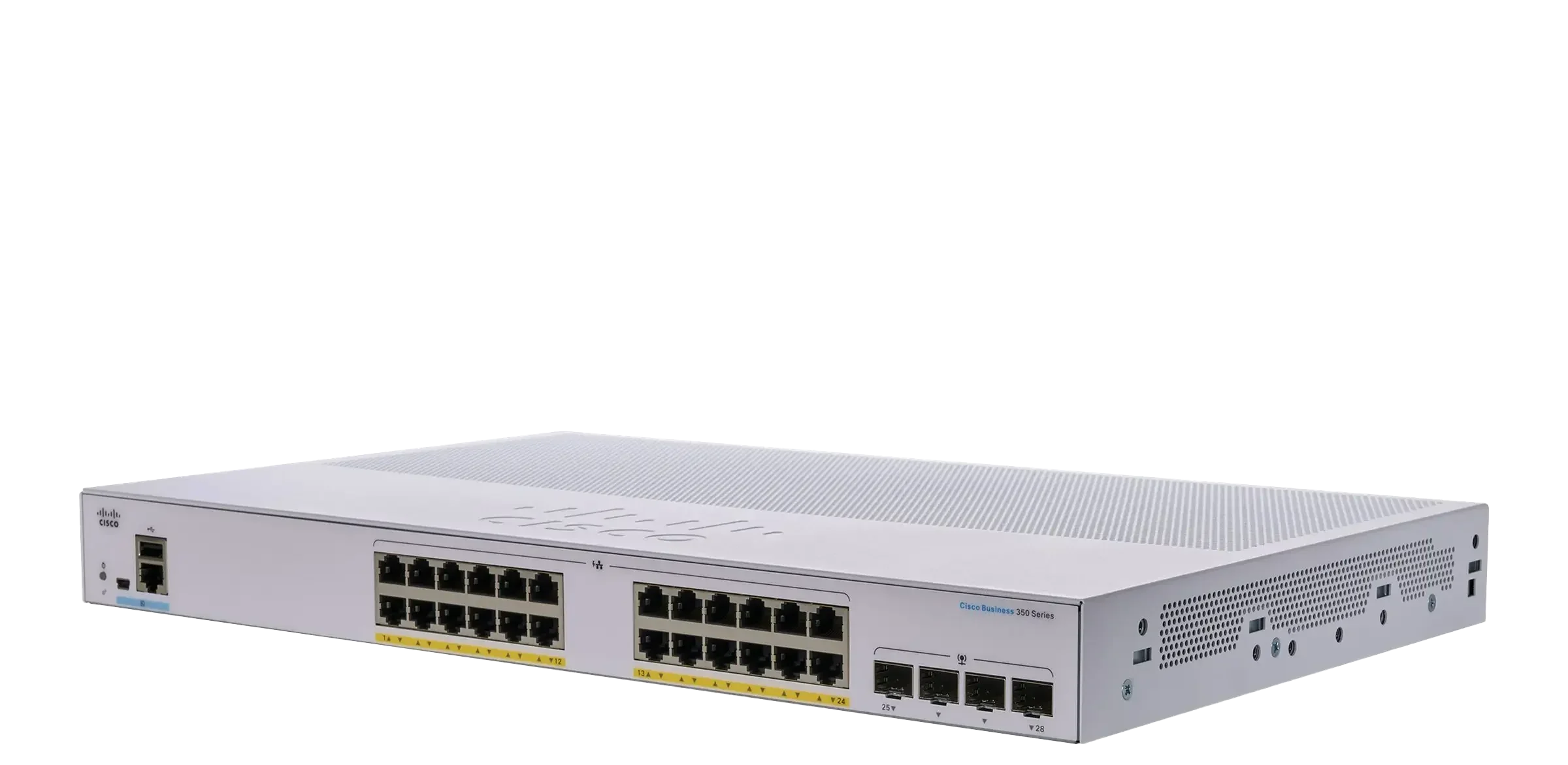 سوئیچ مدیریتی 24 پورت گیگابیتی POE سیسکو CBS350-24P-4G