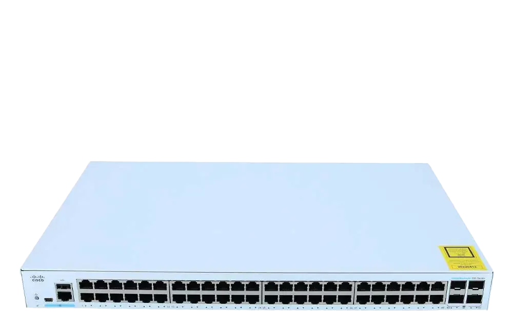 سوئیچ مدیریتی 48 پورت گیگابیتی سیسکو مدل CBS350-48T-4G