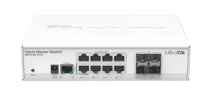 روتر سوئیچ 8 پورت گیگابیتی میکروتیک مدل CRS112-8G-4S-IN