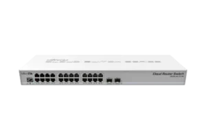 روتر سوئیچ 24 پورت گیگابیتی میکروتیک CRS326-24G-2S+RM