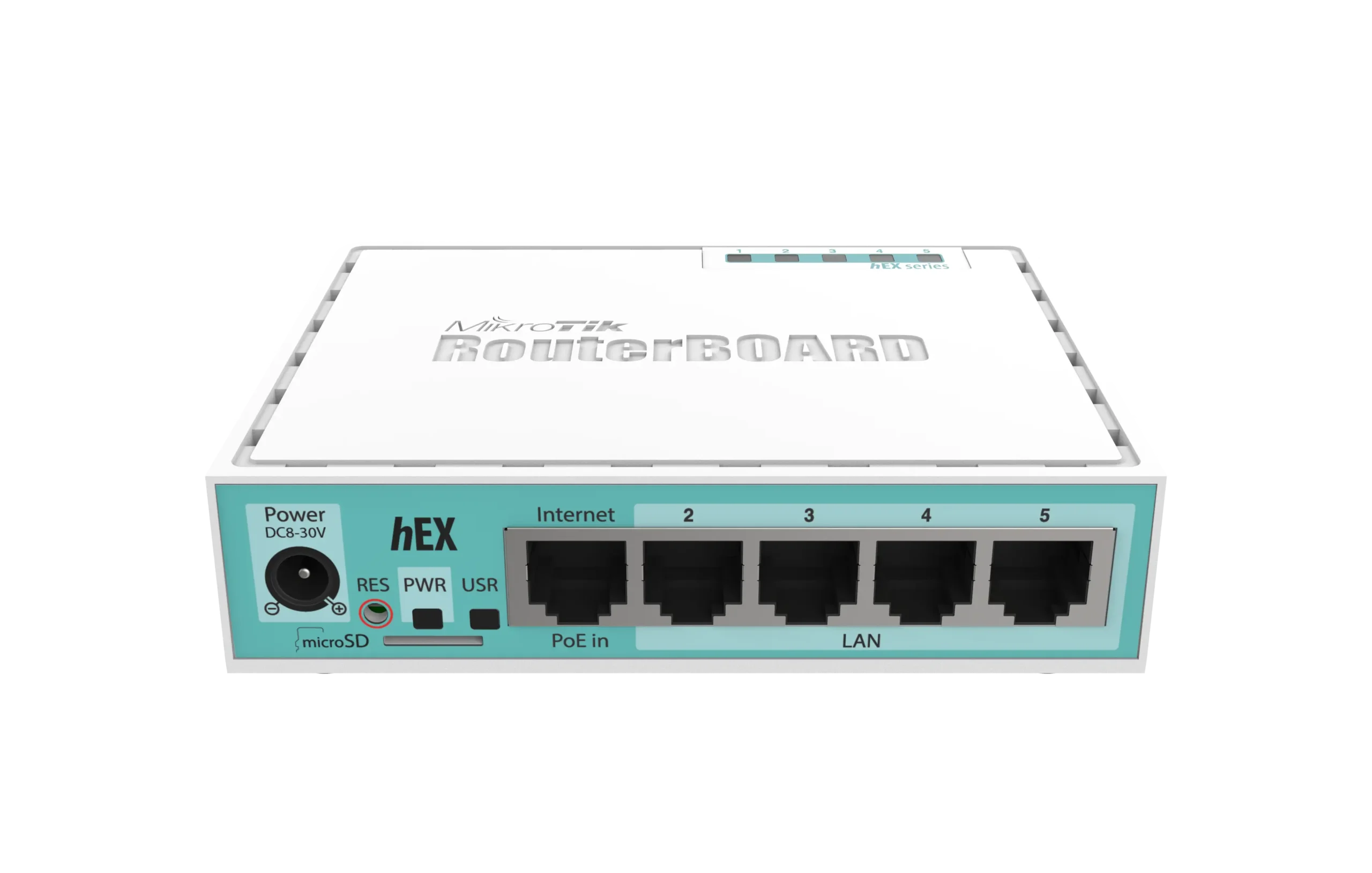 روتر شبکه 5 پورت گیگابیتی میکروتیک مدل HEX