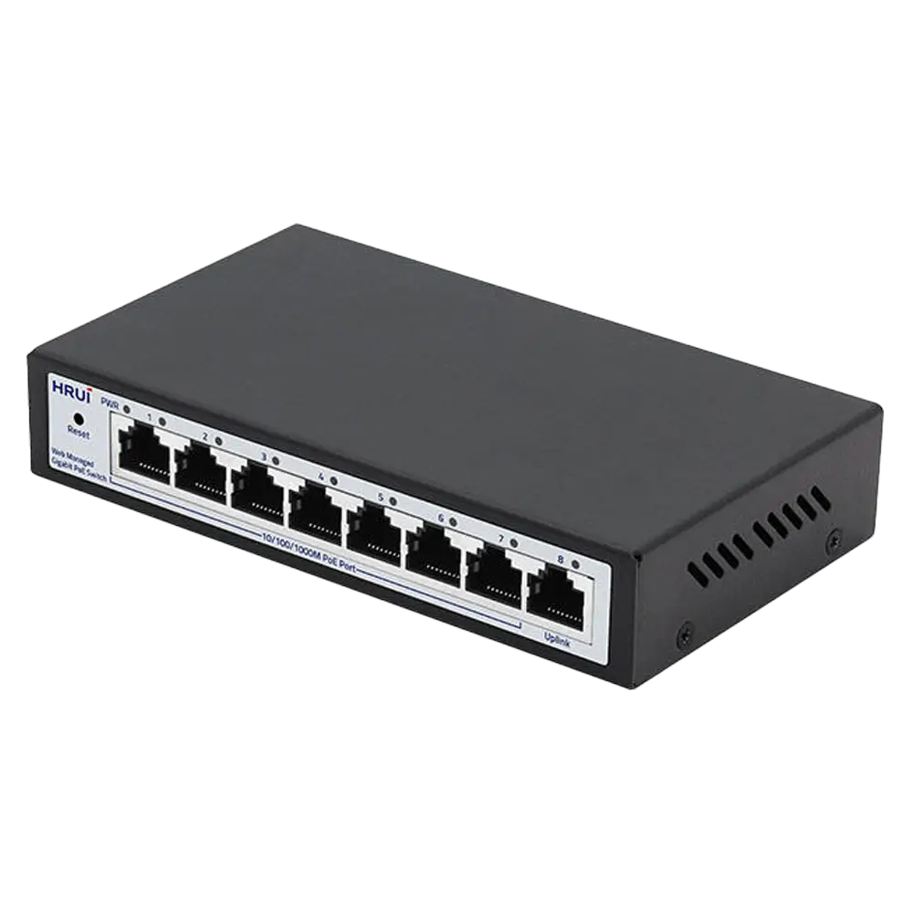 سوئیچ مدیریتی 8 پورت گیگابیتی POE اچ آر یو آیHR-AFGW-71