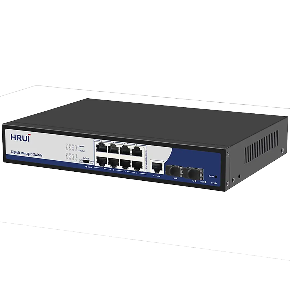 سوئیچ مدیریتی 8 پورت گیگابیتی اچ آر یو آی HR-SWG2082NS