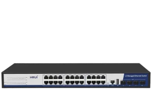 سوئیچ مدیریتی 24 پورت گیگابیتی اچ آر یو آی HR-SWTG3424S