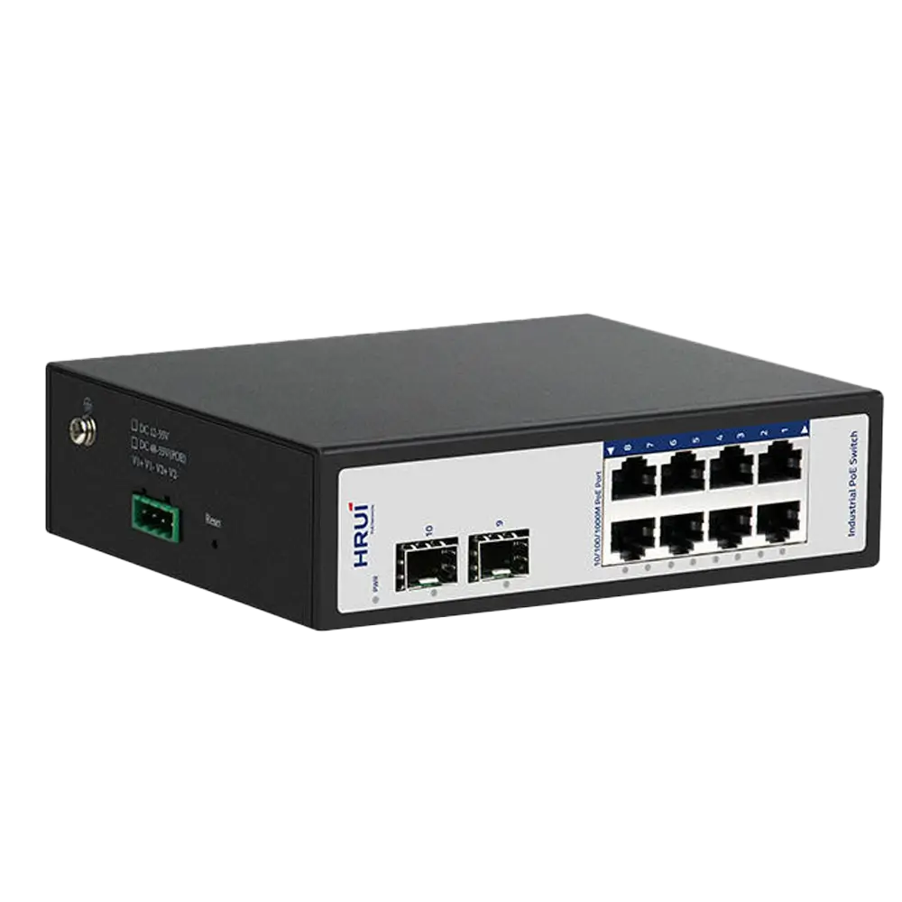 سوئیچ صنعتی 8 پورت گیگابیتی POE اچ آر یو آی HR500-AFG-82S