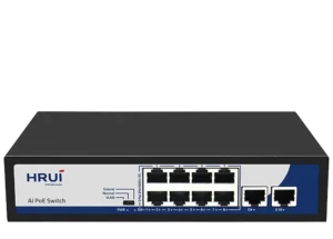 سوئیچ غیرمدیریتی 8 پورت مگابیتی POE اچ آر یو آیHR900-AF-82GN