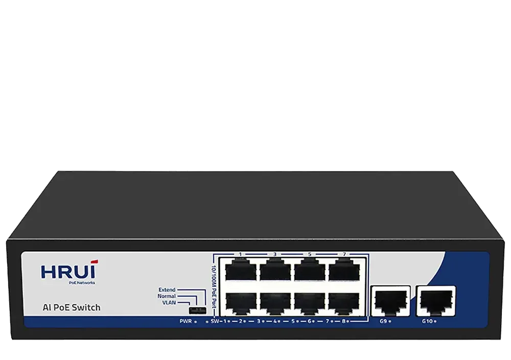 سوئیچ غیرمدیریتی 8 پورت مگابیتی POE اچ آر یو آی HR900-AF-82N