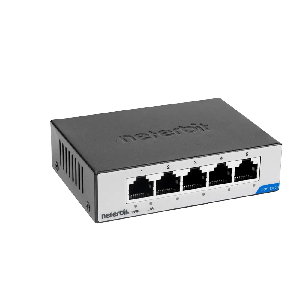 سوئیچ غیرمدیریتی 5 پورت گیگابیتی نتربیت مدل NGS-1005C