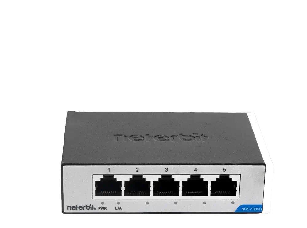 سوئیچ غیرمدیریتی 5 پورت گیگابیتی نتربیت مدل NGS-1005C