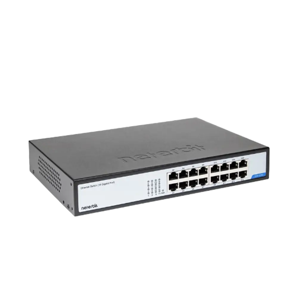 سوئیچ غیرمدیریتی 16 پورت گیگابیتی نتربیت مدل NGS-1016C