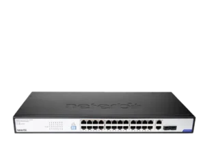 سوئیچ غیرمدیریتی 28 پورت گیگابیتی POE نتربیت NGS-F1028P-A