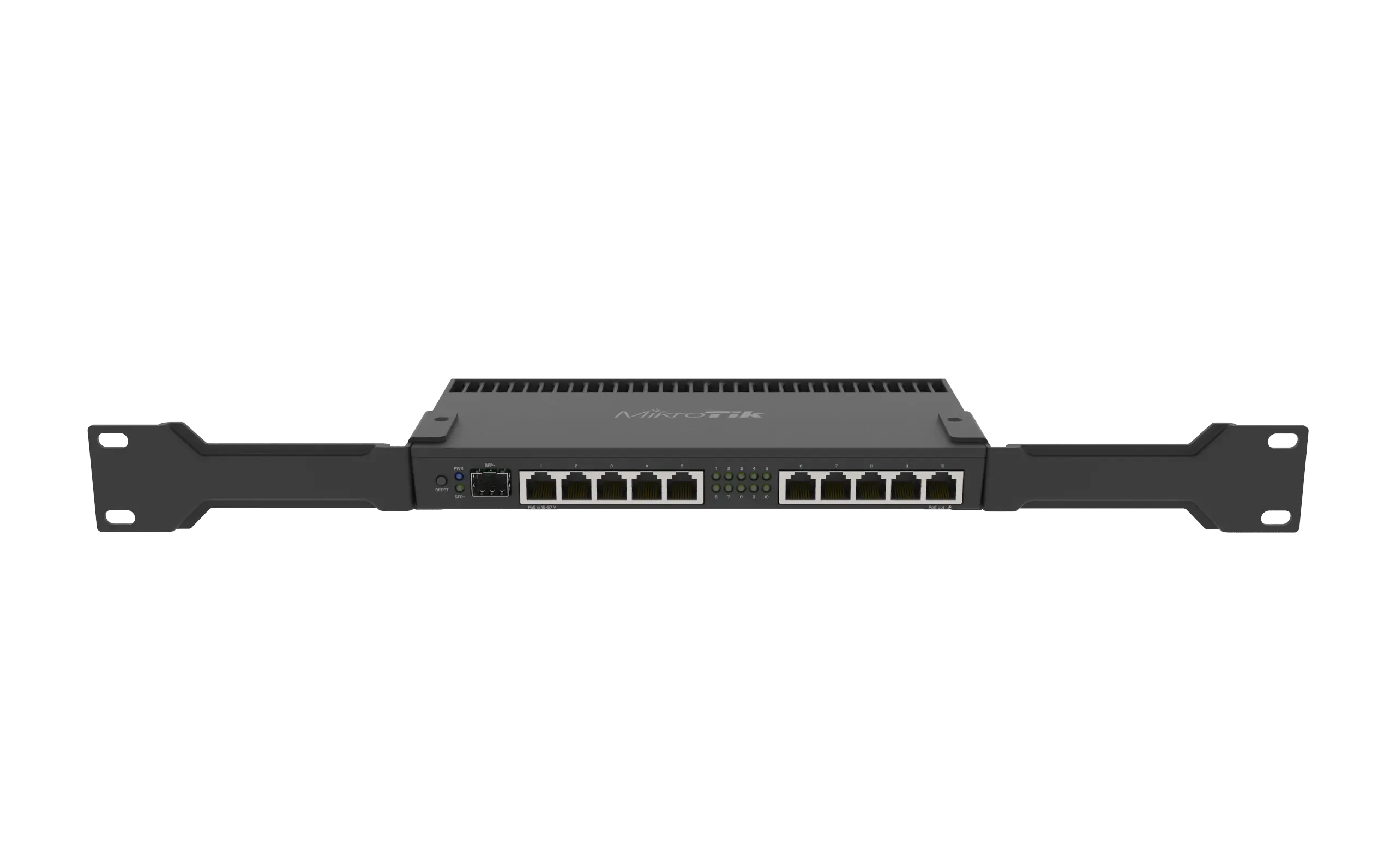 روتر شبکه 10 پورت گیگابیتی میکروتیک RB4011iGS+RM