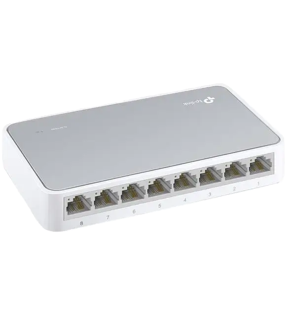سوئیچ مگابیتی 8 پورت دسکتاپ تی پی لینک مدل TL-SF1008D